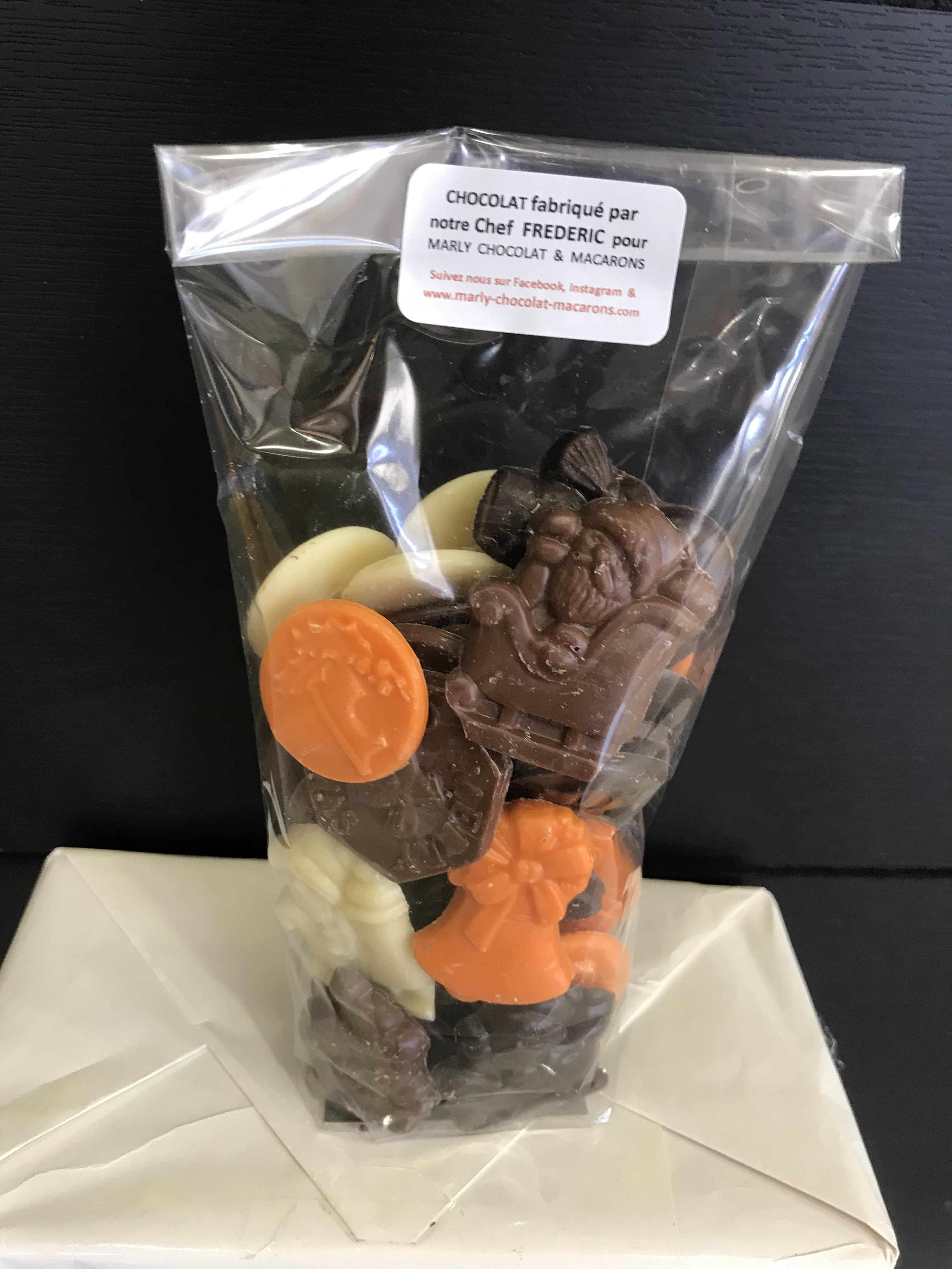 Sachet 250 g de miniatures de Noël multicolores