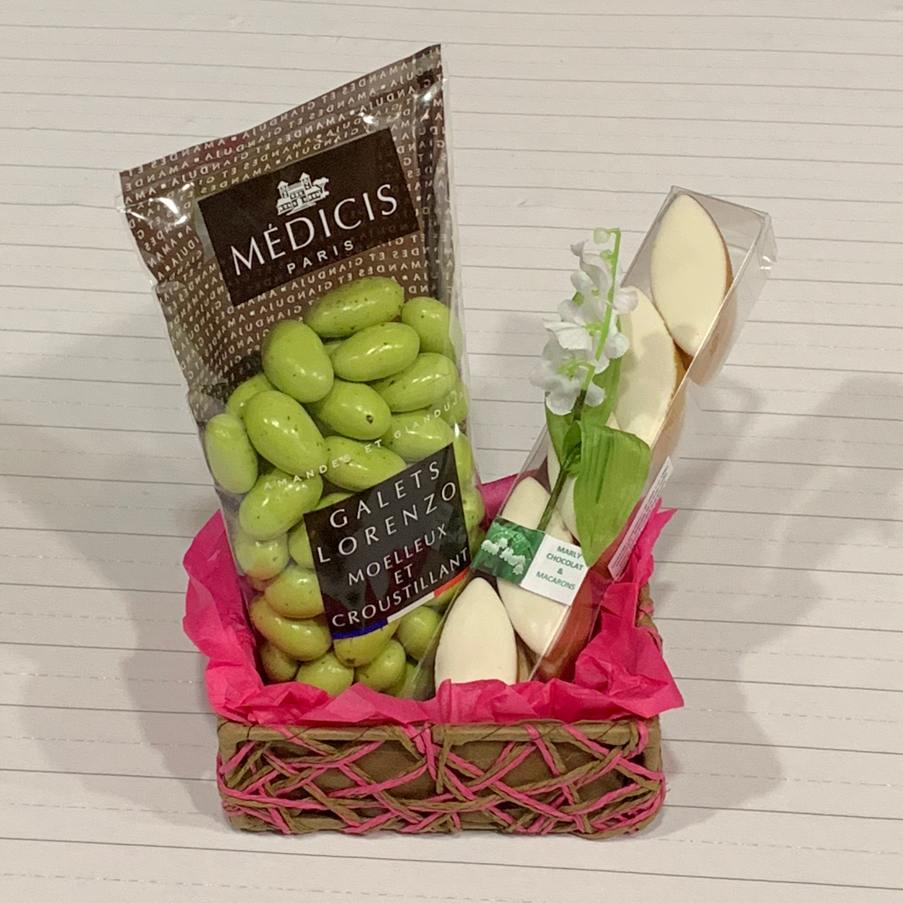 PANIER Tressé garni