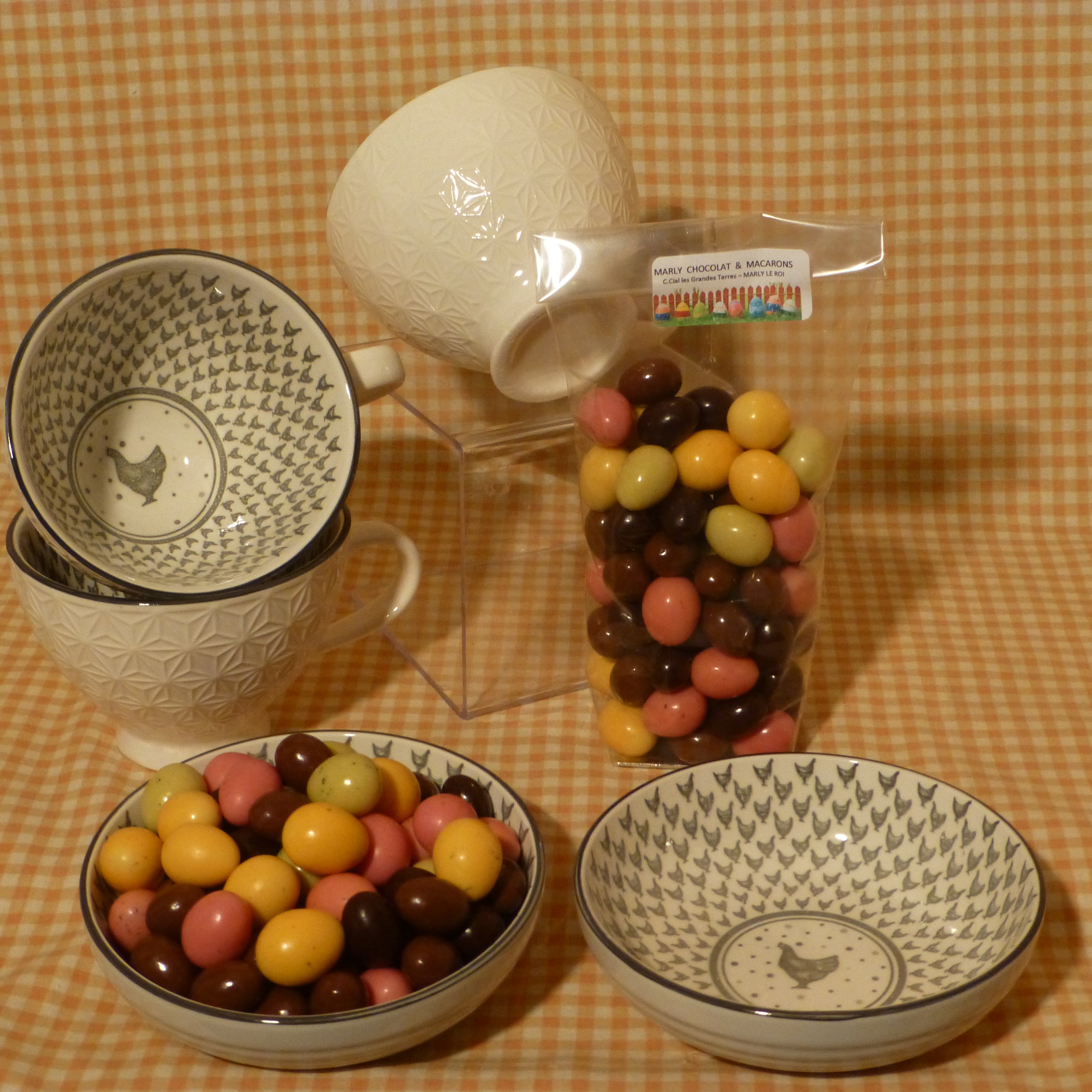OEUFS FEUILLETES ET OEUFS NOUGATINE- 250 grs