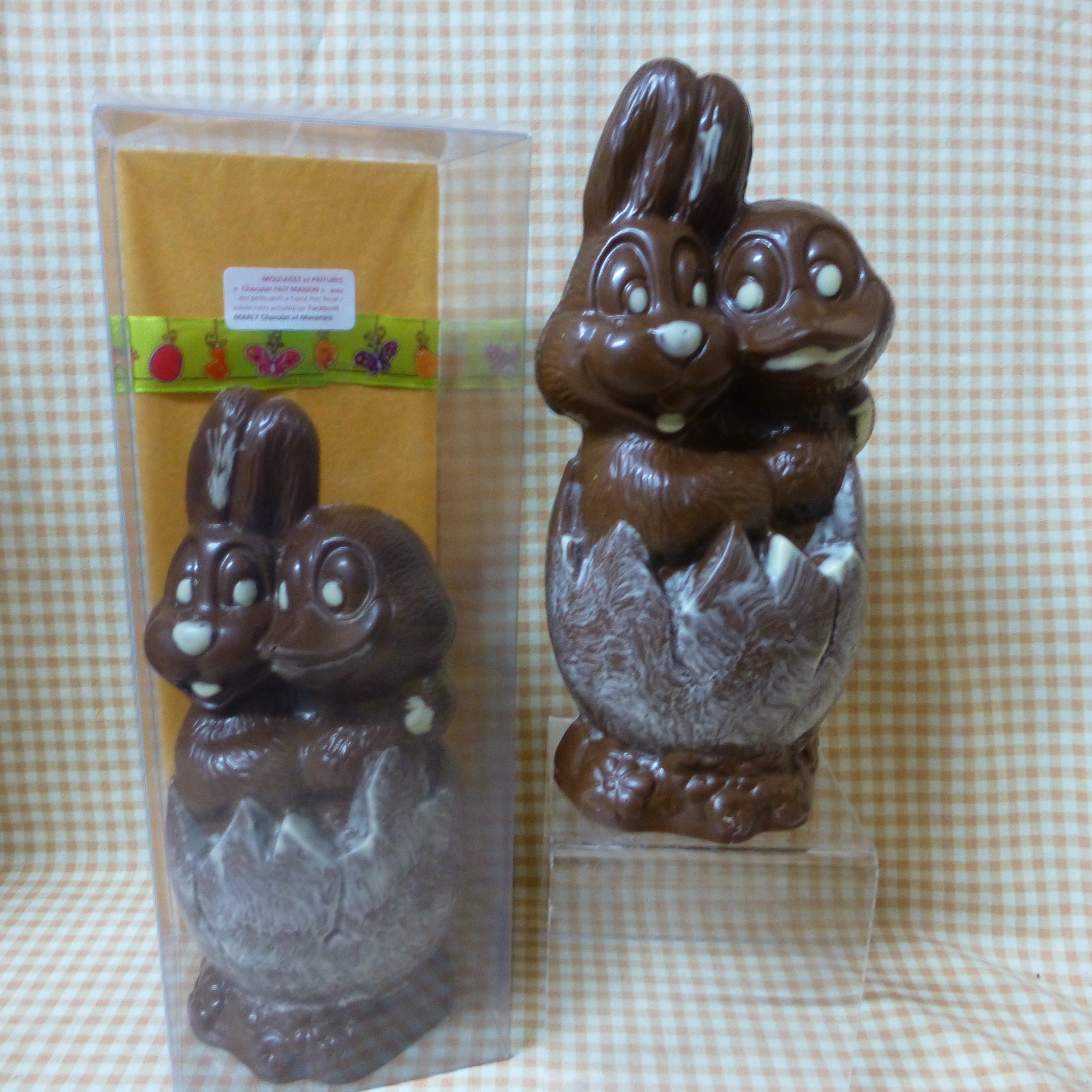 DEUX AMIS : le lapin et le canard ~ 400 grs