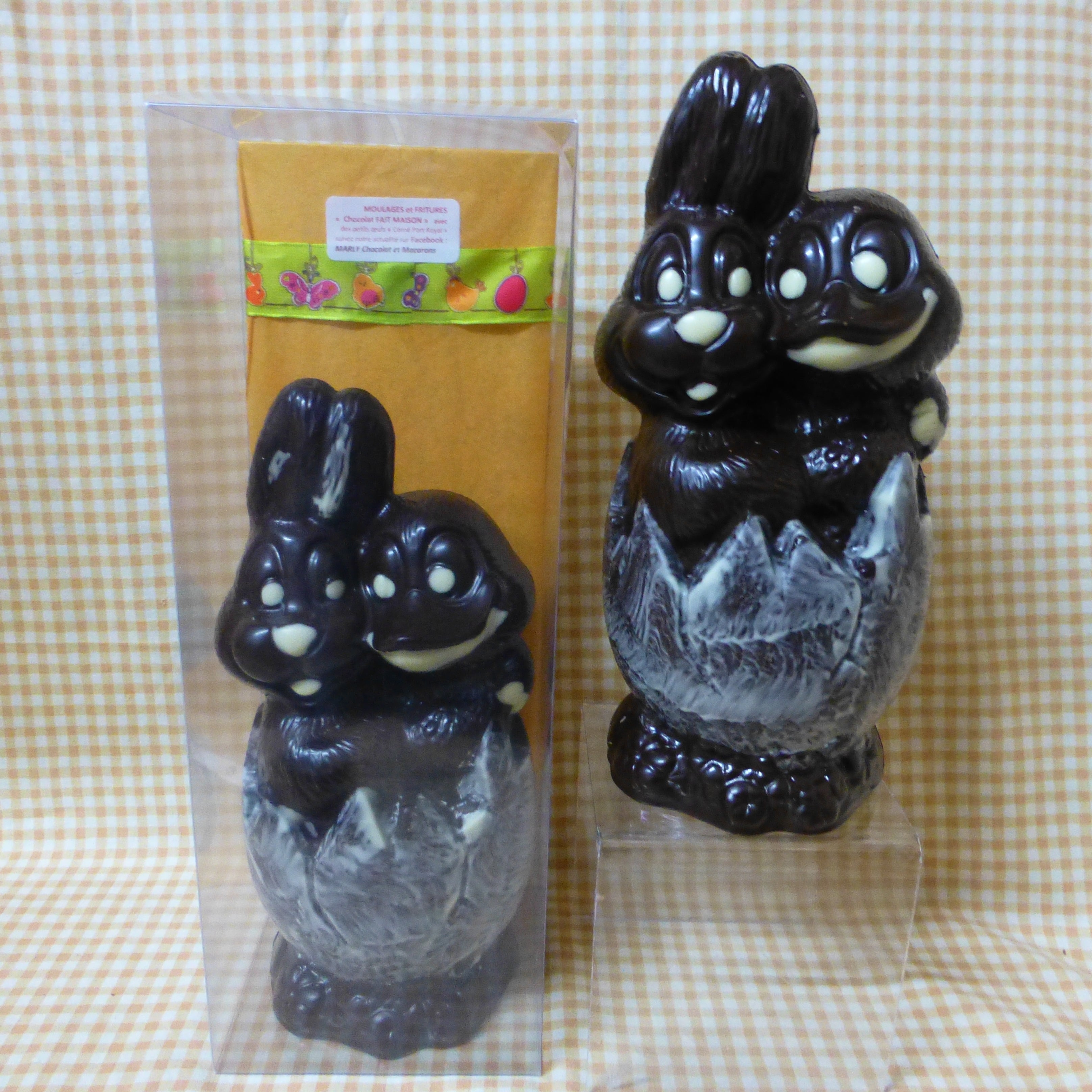 DEUX AMIS : le lapin et le canard ~ 400 grs