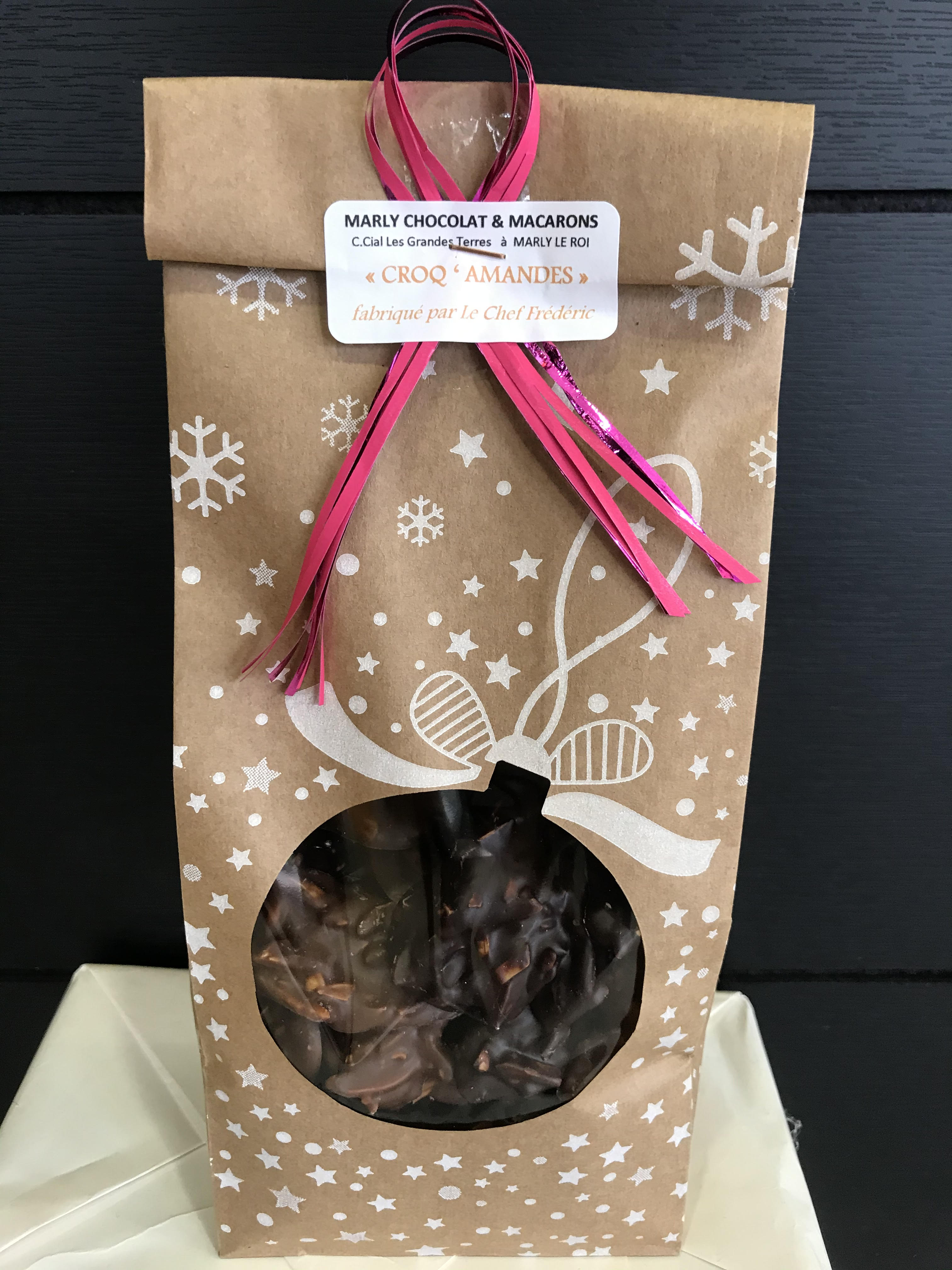 Sachet de 250 g de croque-amande de Noël