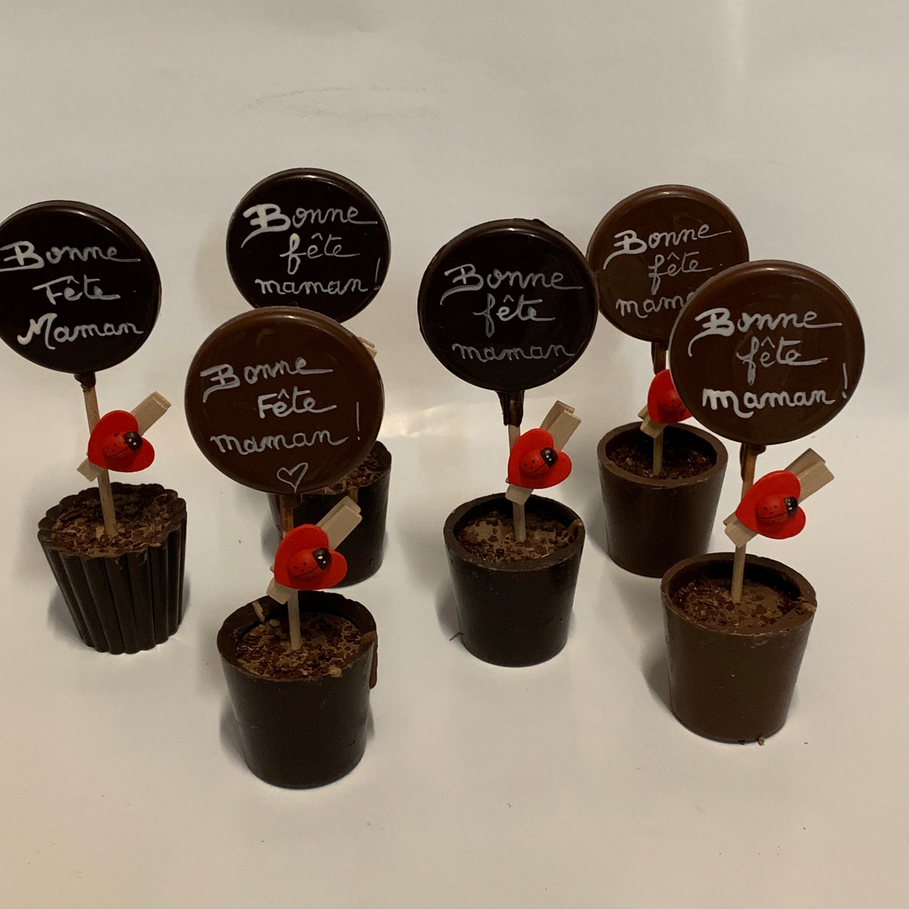 Pot en chocolat praliné
