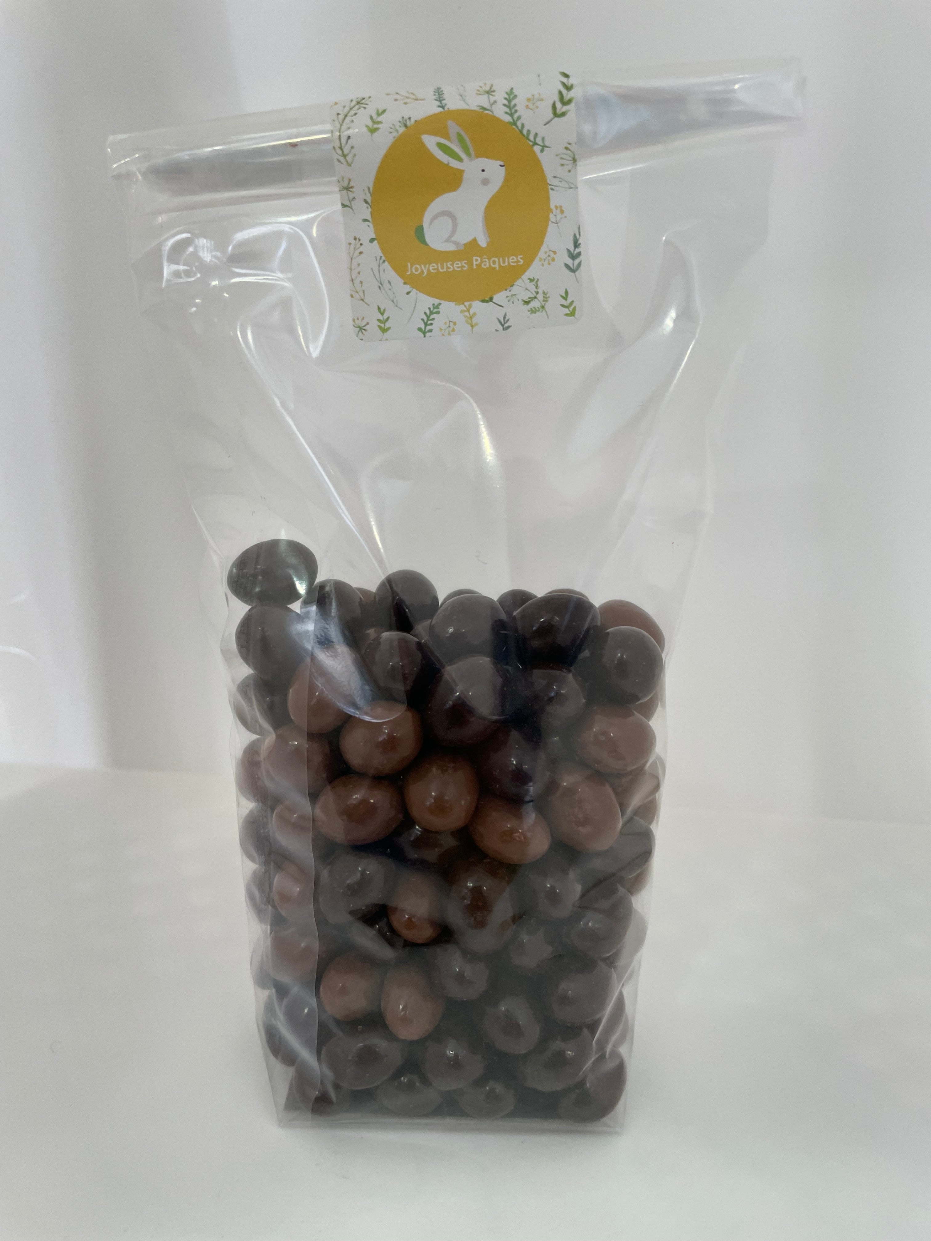 Sachet 200 grammes de petits oeufs plein chocolat